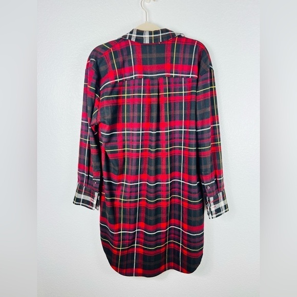 Alice + Olivia Red & Black Plaid Mini Dress - Picture 7 of 8